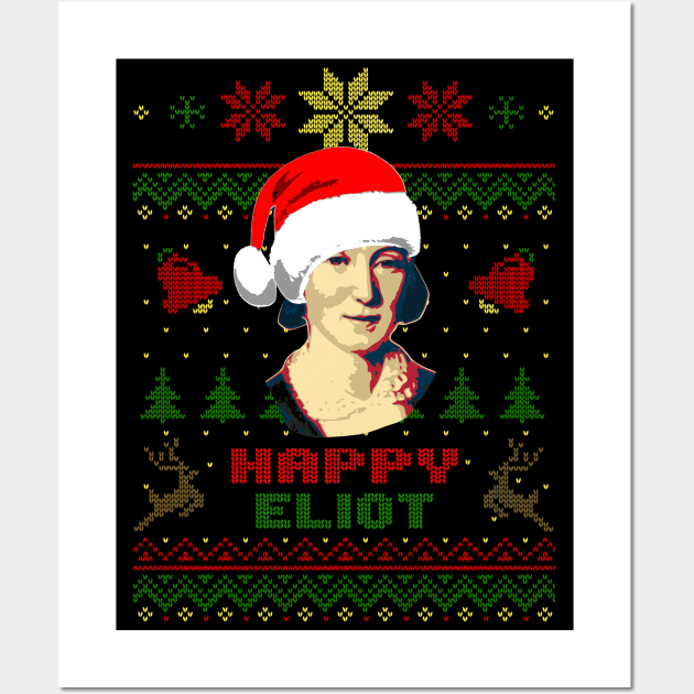 George Eliot Happy Eliot Wall Art by Nerd_art